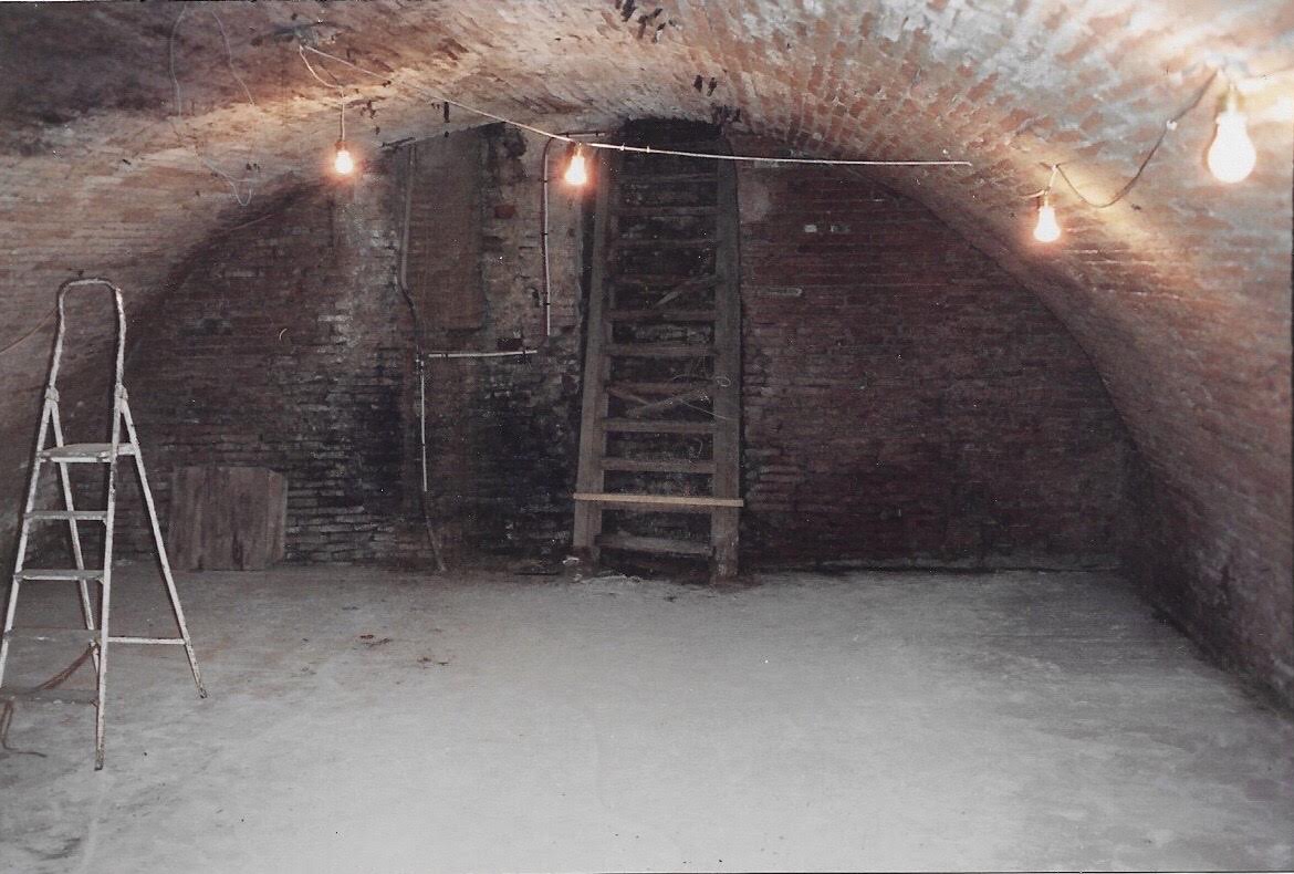 Vue depuis l'emplacement de la future scène